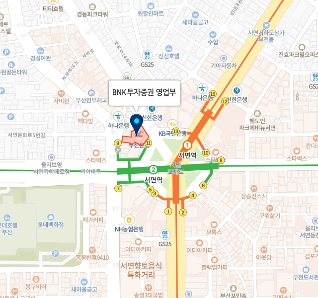 부산영업부 지도 이미지