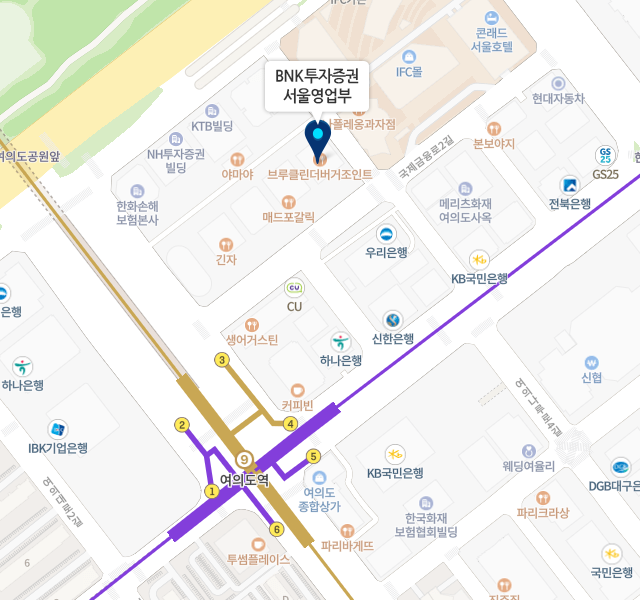 서울영업부 지도 이미지