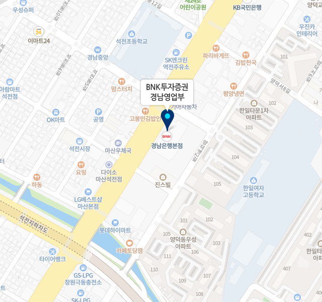 경남영업부 지도 이미지